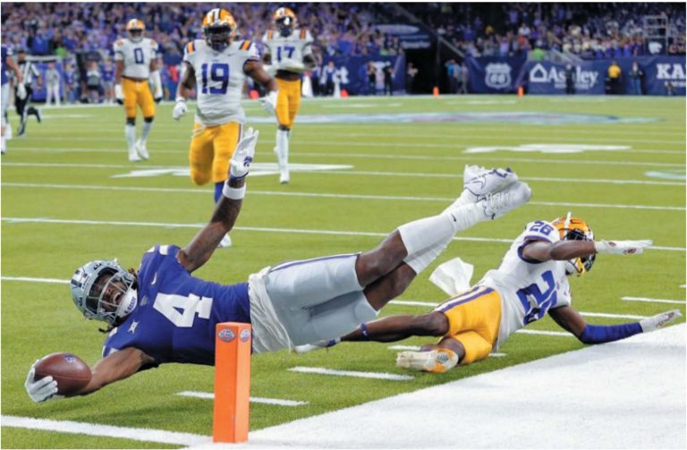 Kansas State wide receiver Malik Knowles (4)